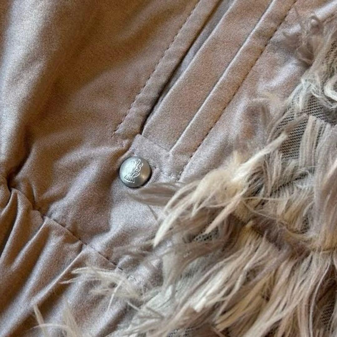 新品タグ付き　MORABITOモラビト　シャギーフェザーベスト　40