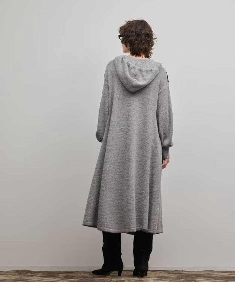 グレースコンチネンタル　ケミカルレースニットワンピース