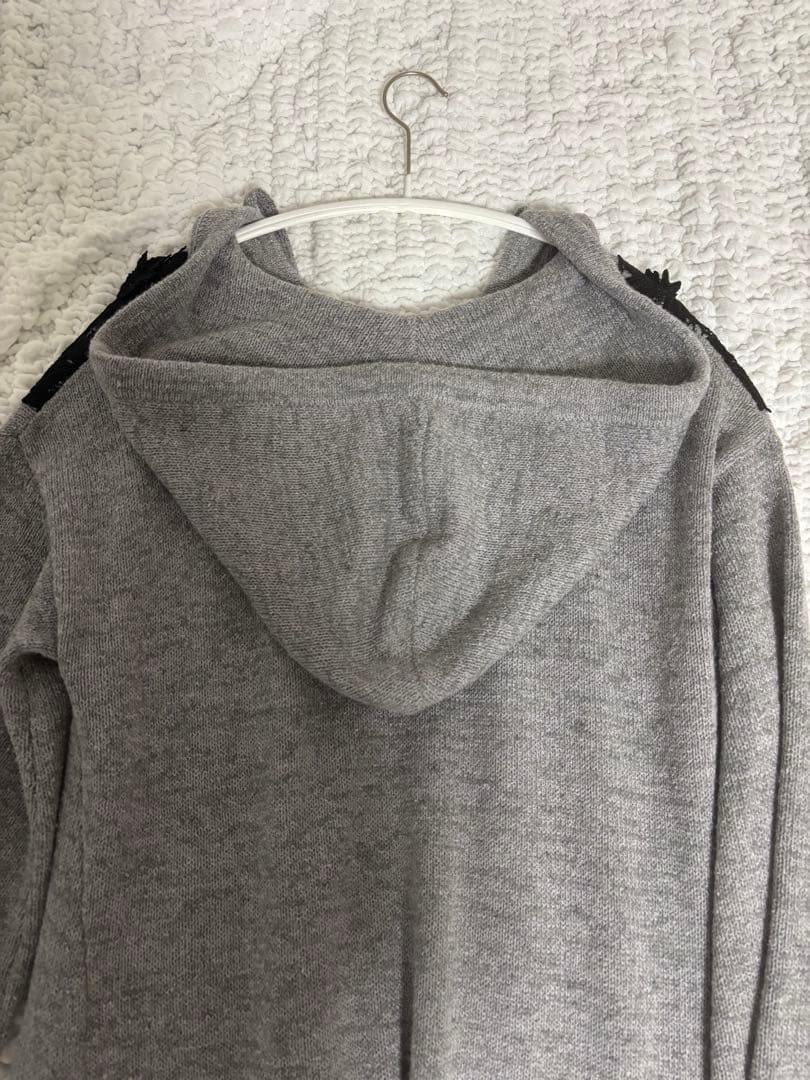 グレースコンチネンタル　ケミカルレースニットワンピース