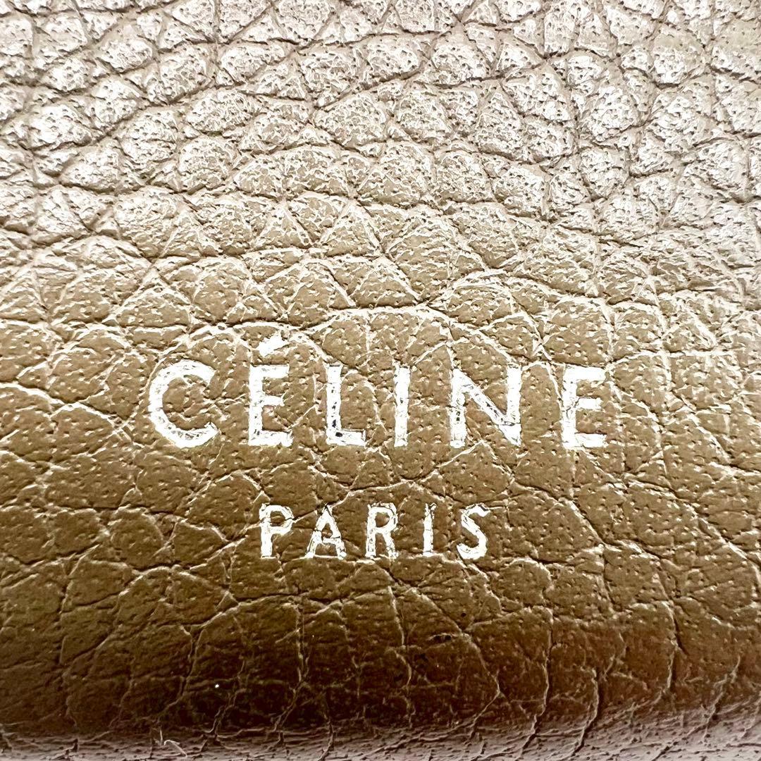 美品✨️CELINE ラージフラップマルチファンクション バイカラー 長財布