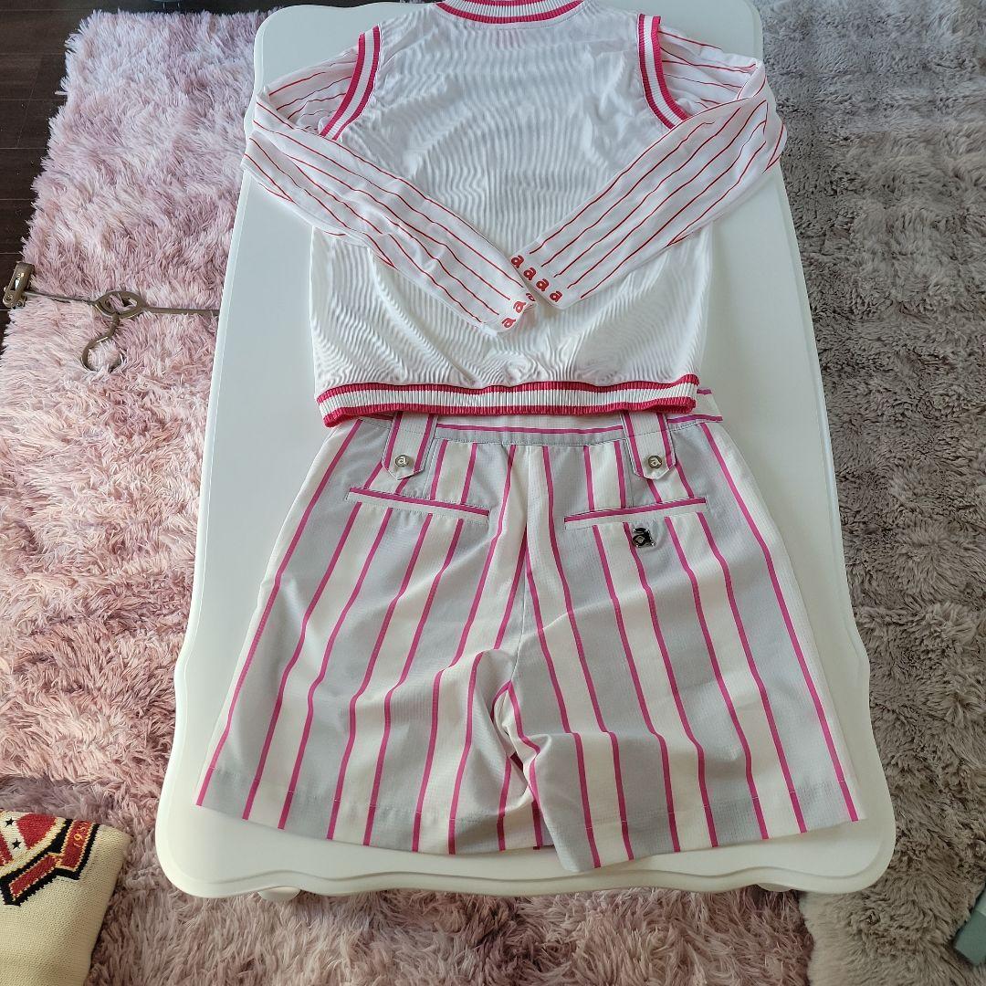 archivio ストライプ ゴルフウェア セット