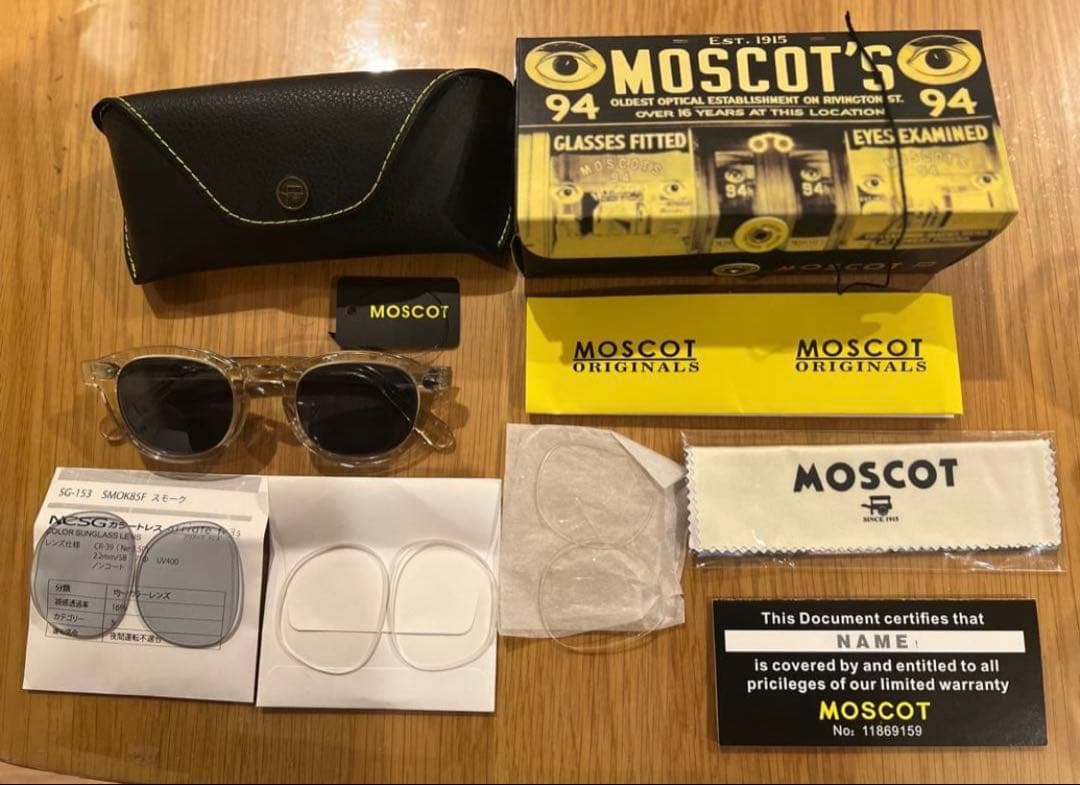 モスコット レムトッシュ 46□24 野村訓一flesh フレッシュ　替えレンズ