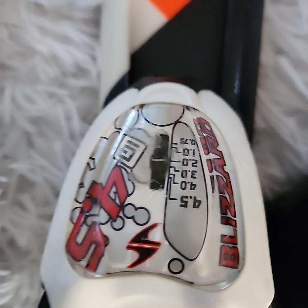 スキー板 110 センチ ブリザード ブラック オレンジ