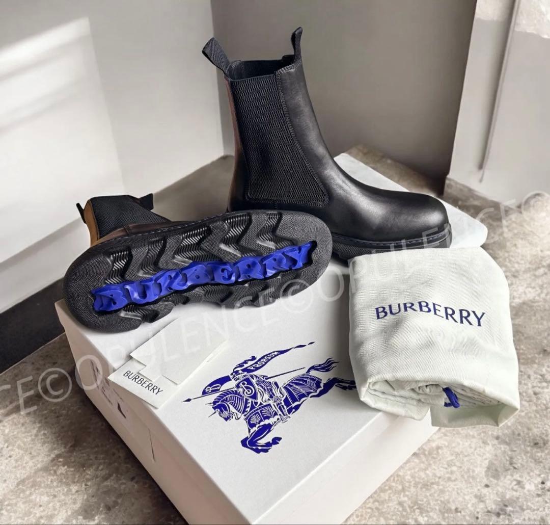 最終値下げ　早い者勝ち‼️Burberry ブーツ　ブラック42 27㎝