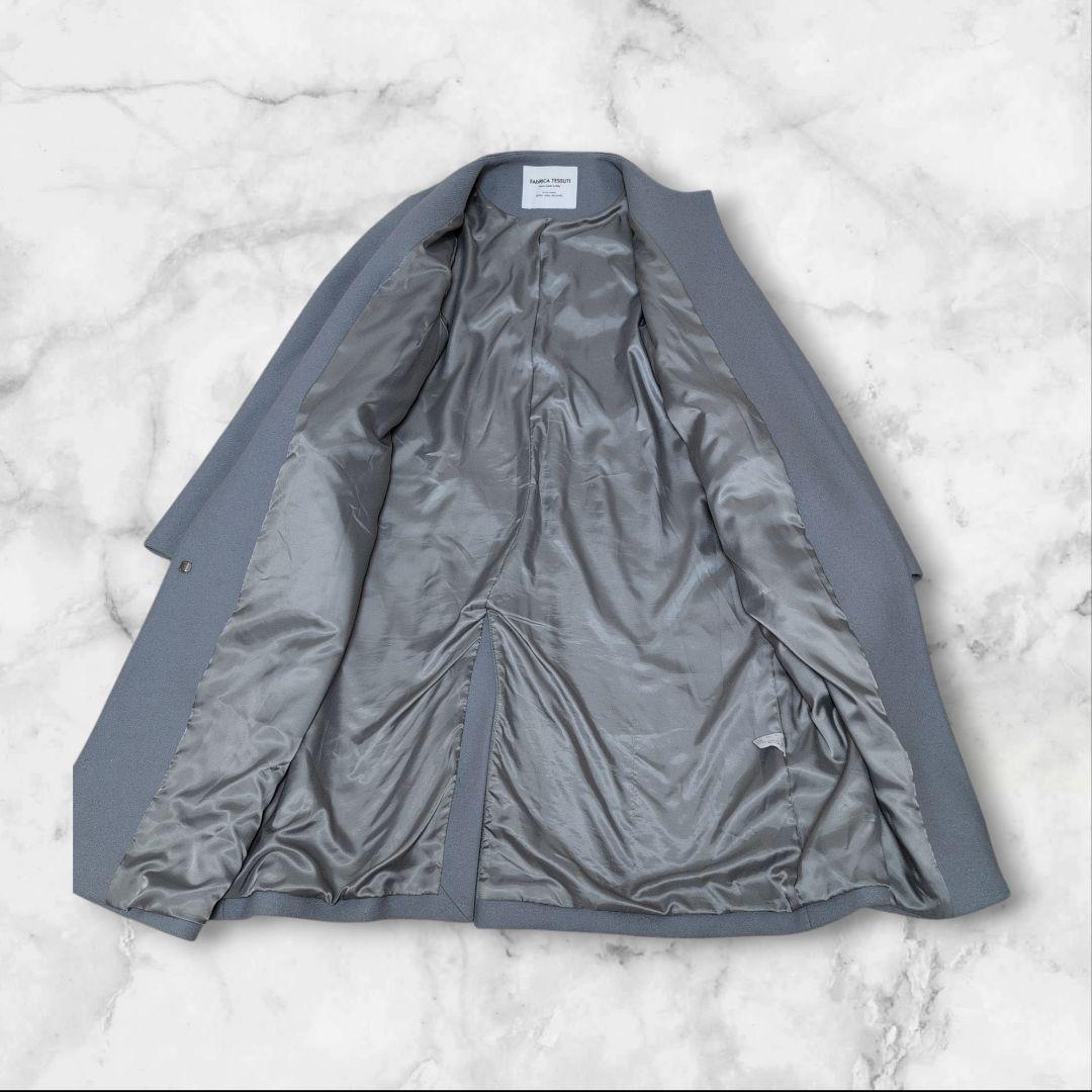 グリーンレーベルリラクシング カシミヤ メルトン ノーカラーコート 44 3L