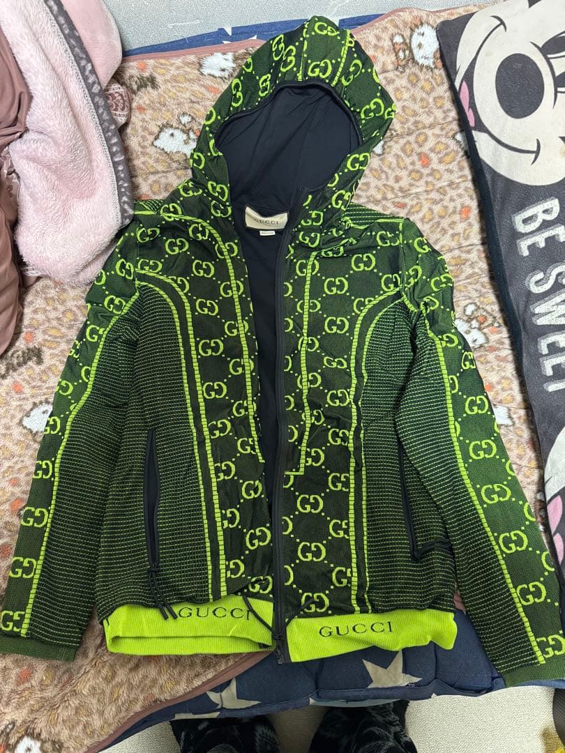 GUCCI GGロゴフード付きジャージ