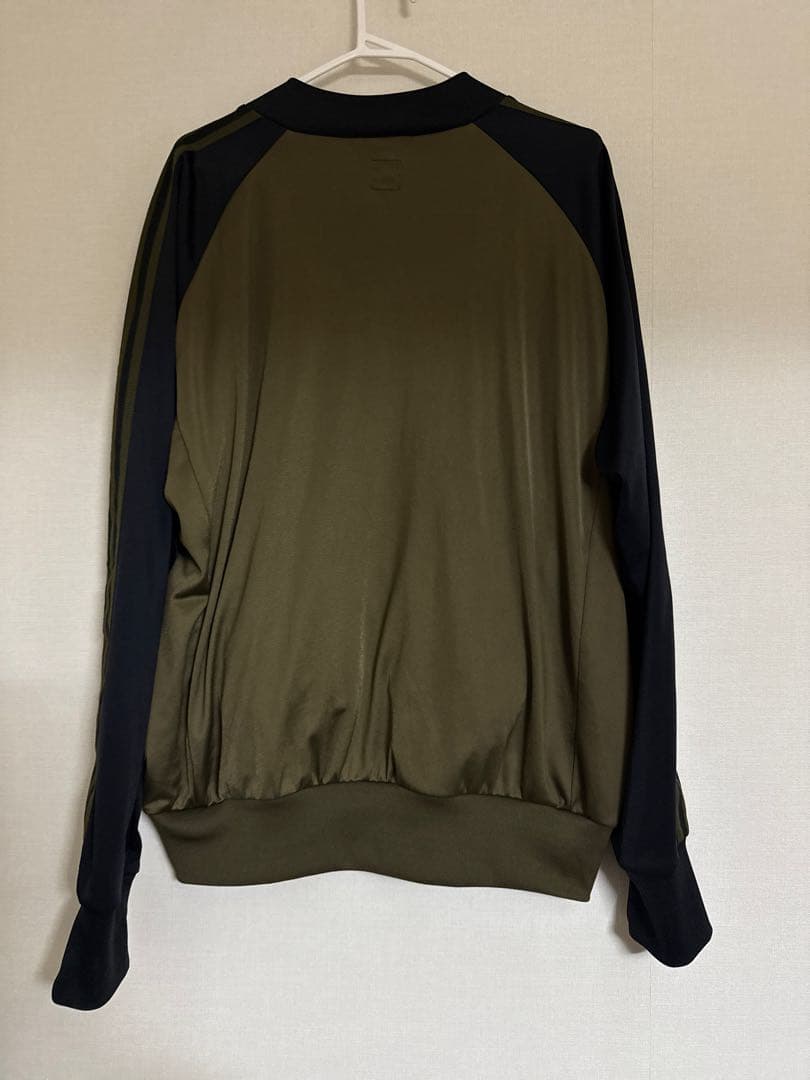 adidas トラックジャケット 90〜00s カーキ シミあり