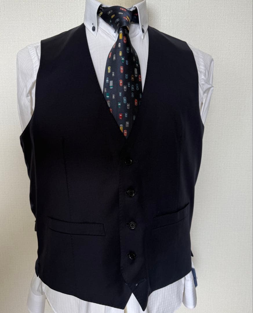 PILGRIM/TomorrowLand/Zegna生地 スリーピース【極美品】