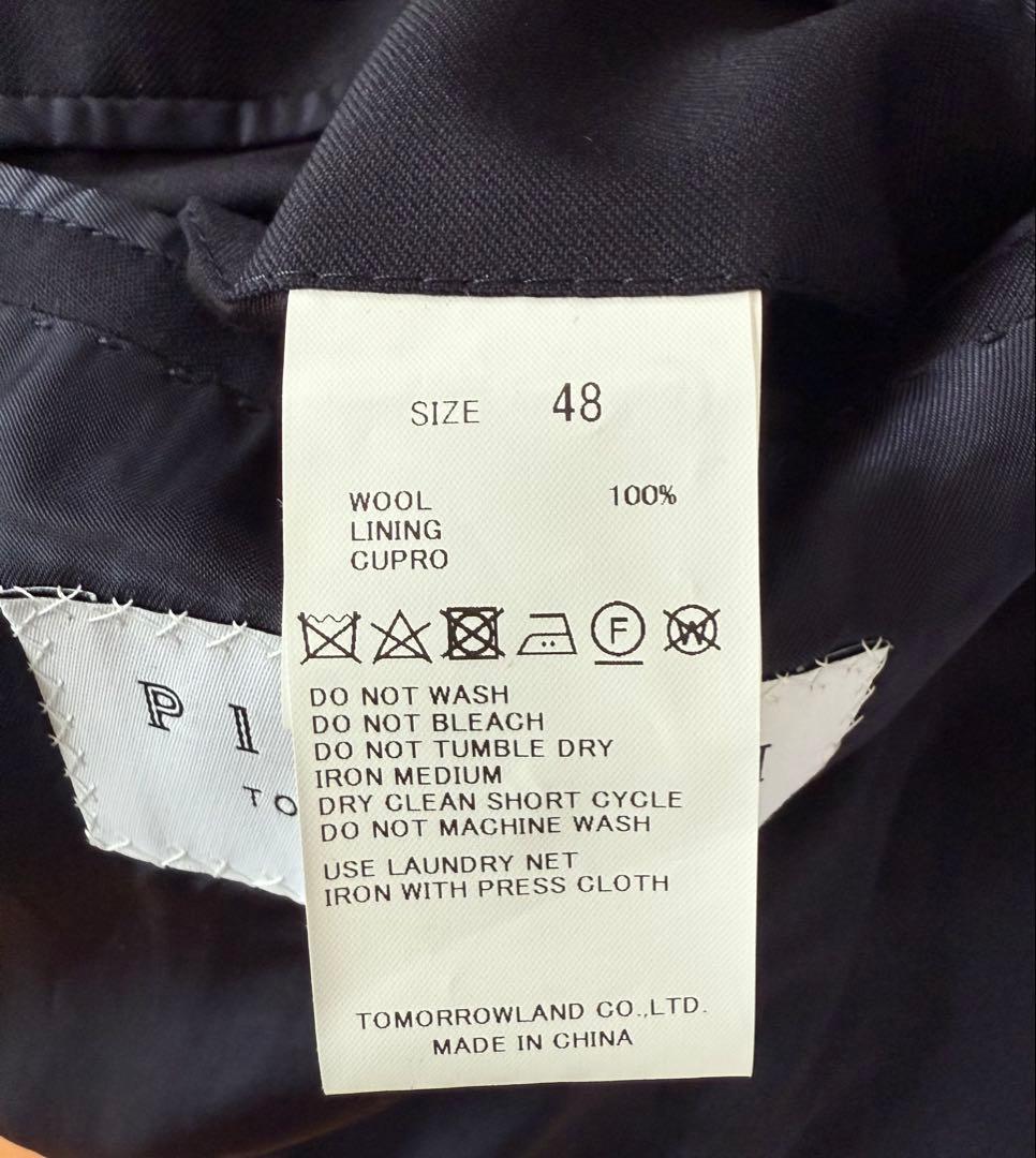 PILGRIM/TomorrowLand/Zegna生地 スリーピース【極美品】