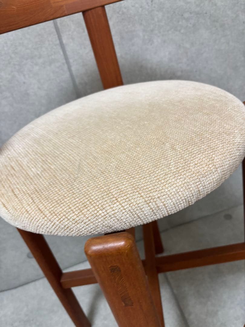 無垢材　回転　カウンターチェア