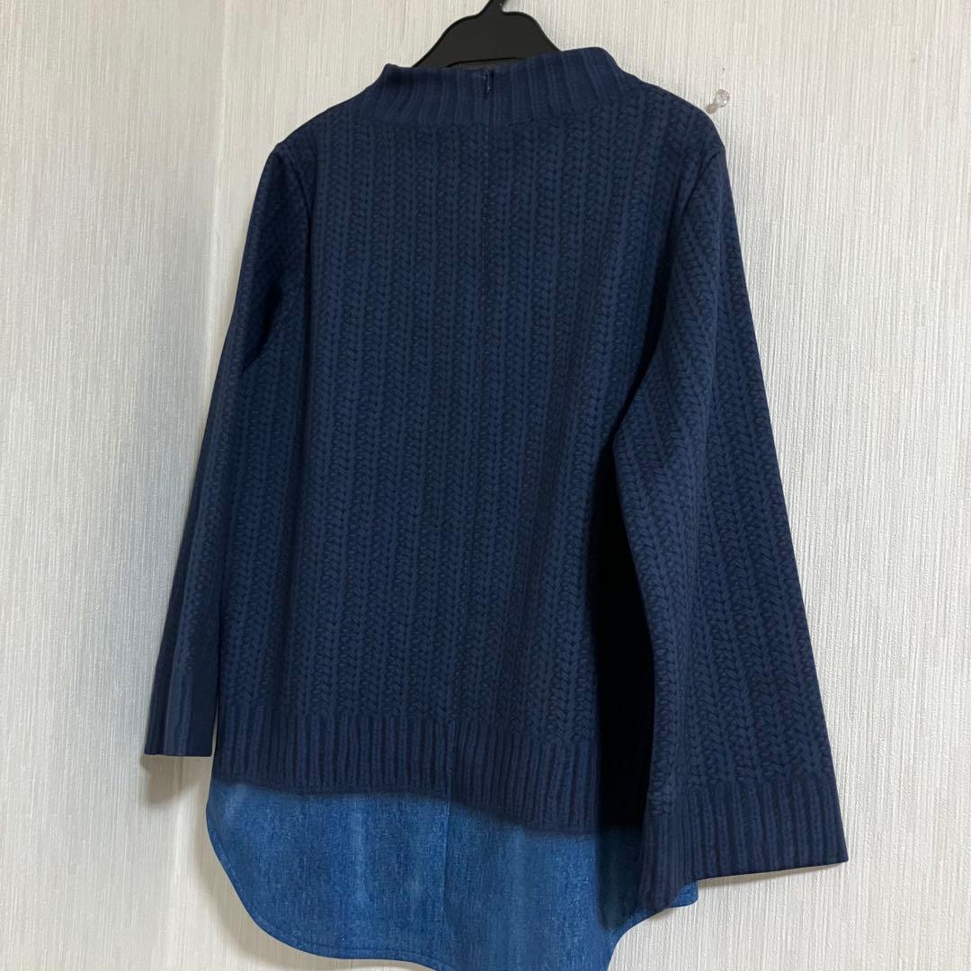 美品！ニット見え長袖ウェア