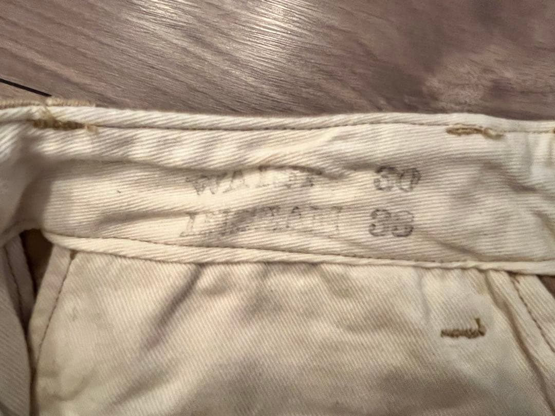 Buzz Rickson’sバズリクソン ベージュチノパン新品未使用30inch