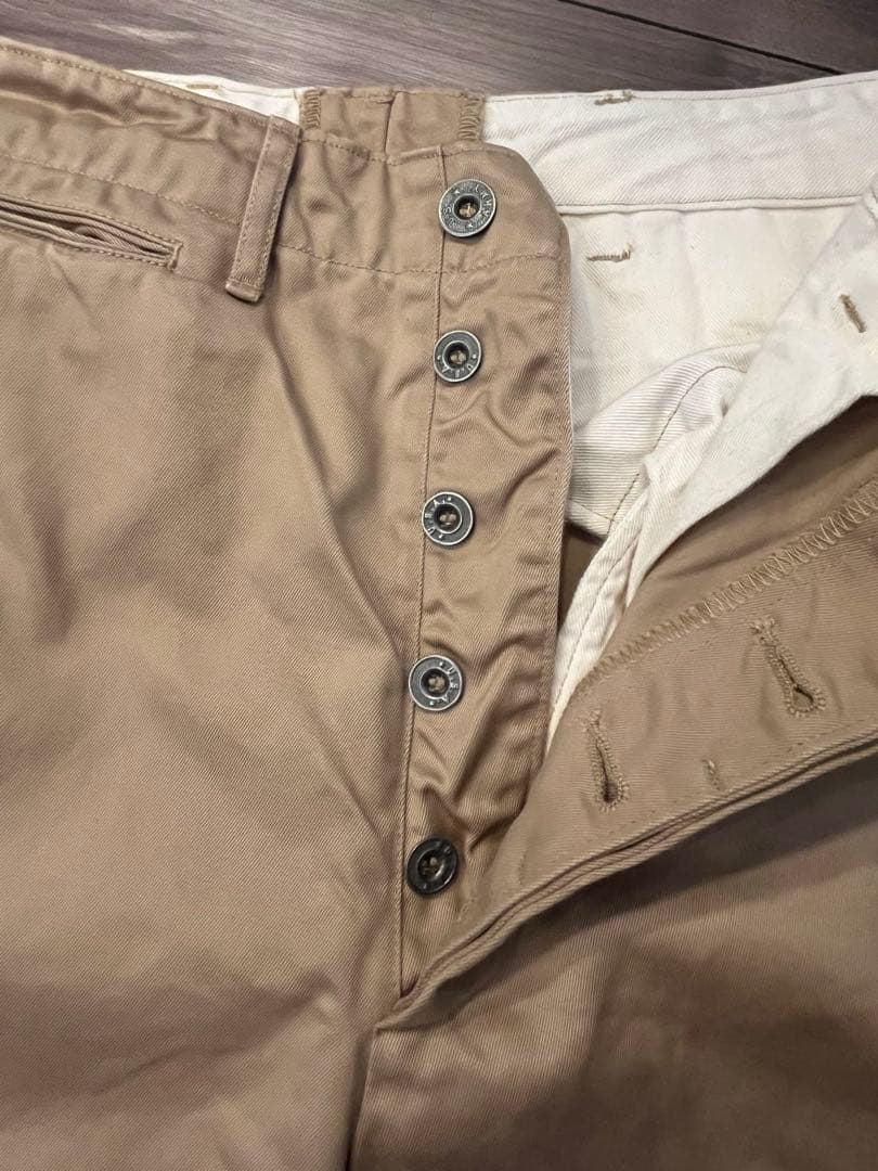 Buzz Rickson’sバズリクソン ベージュチノパン新品未使用30inch