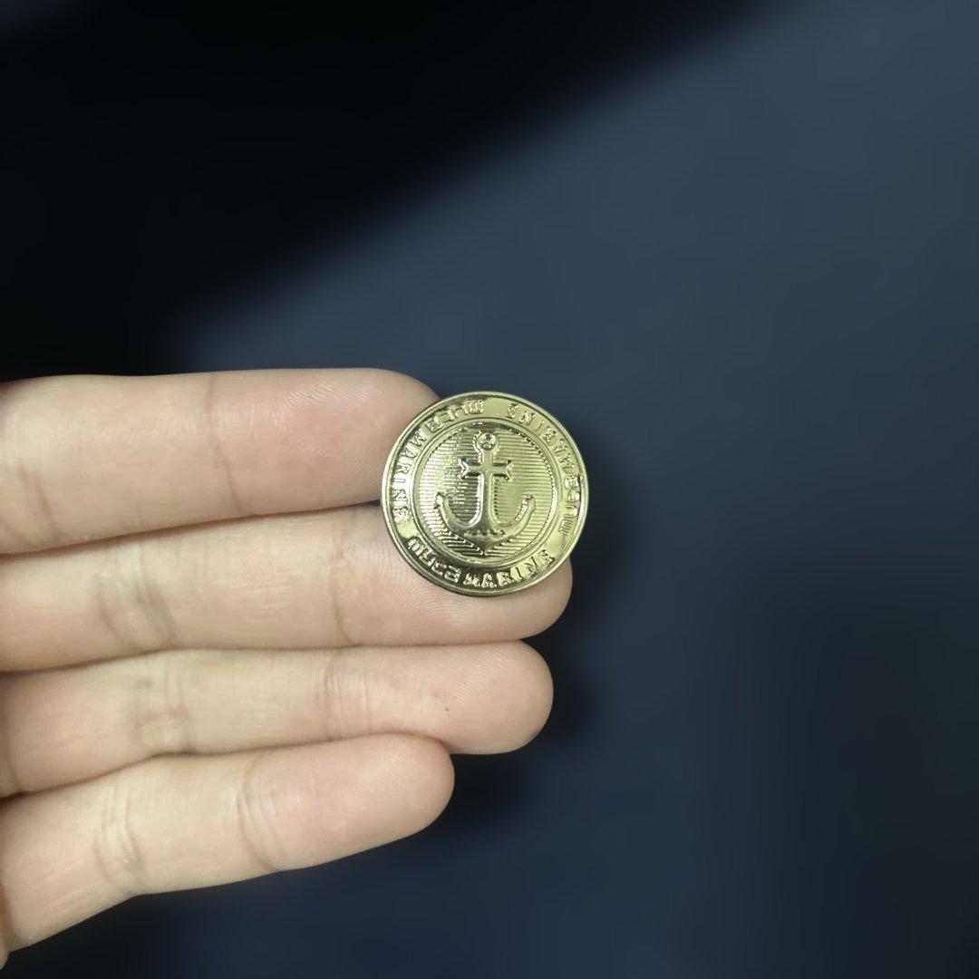 【未使用】muta ボンディングPコート ダブルコート 　ネイビー XL