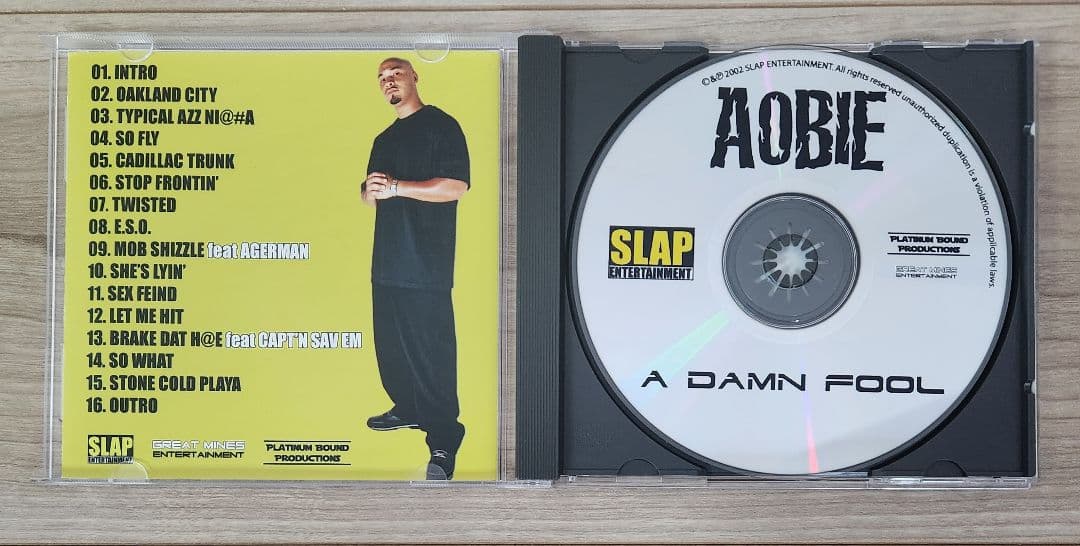 激レア 名盤 AOBIE A DAMN FOOL hiphop grap