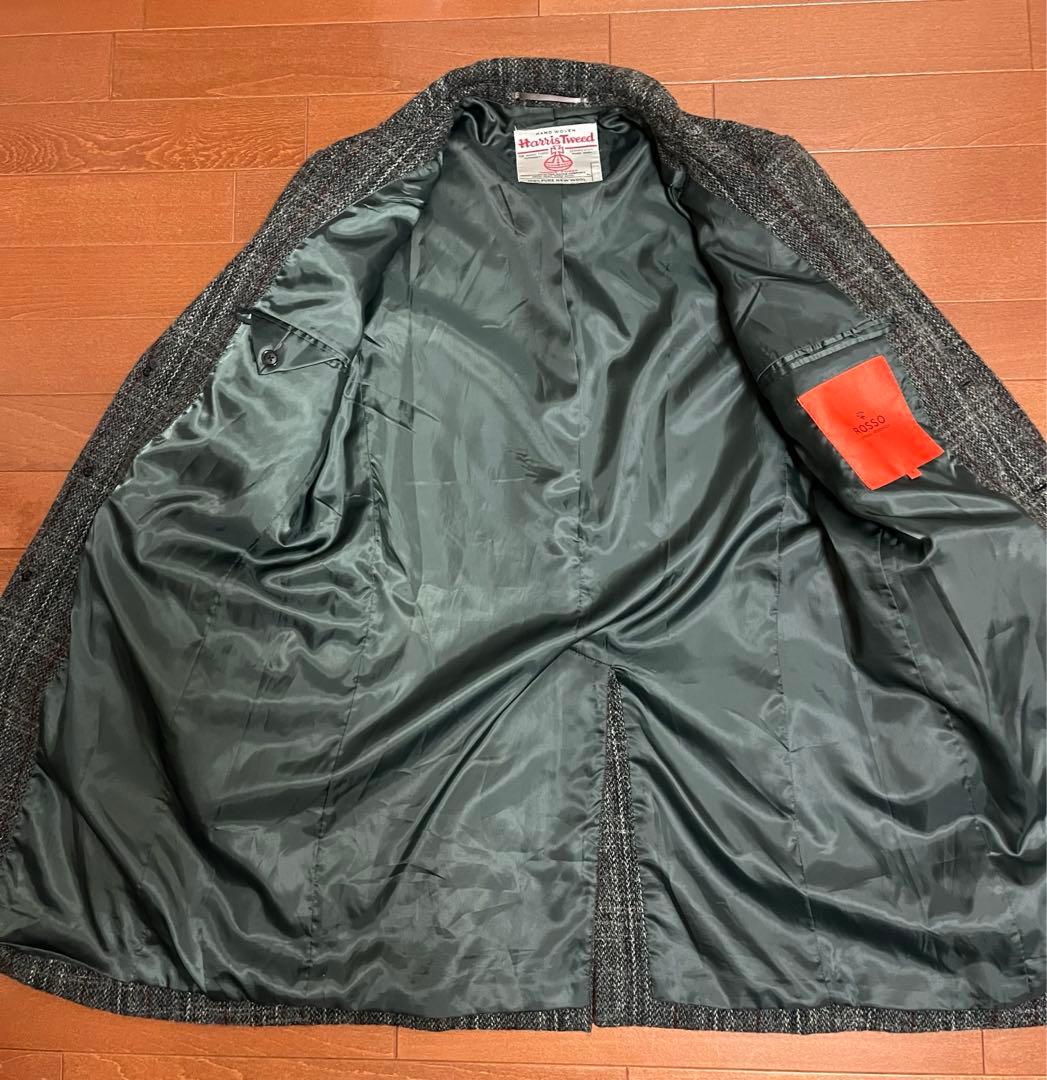 最終値下✨アーバンリサーチロッソ　ハリスツイード　チェスターコート　S