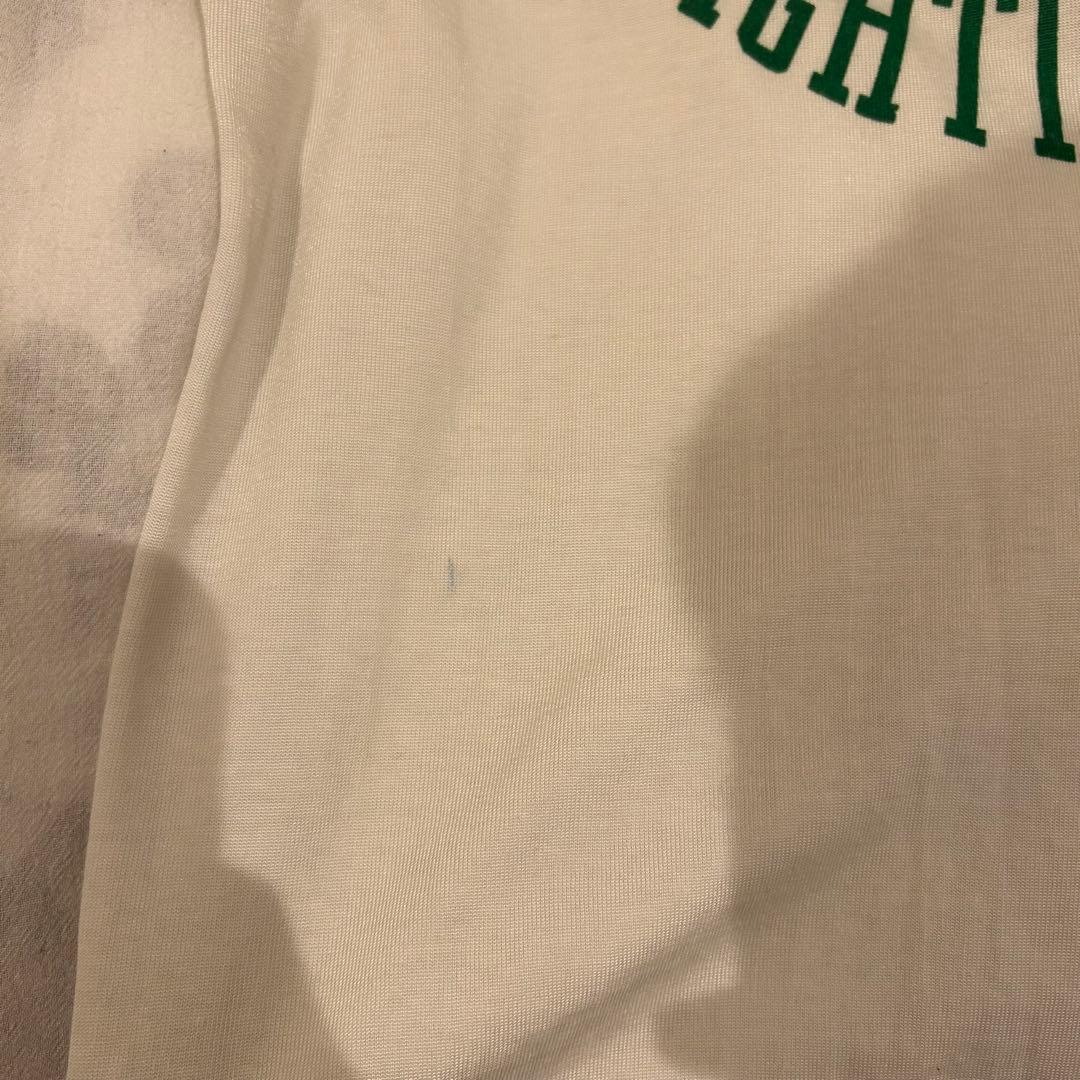 【70s Champion】フットボールT 染み込みプリントバータグ　1\5発送