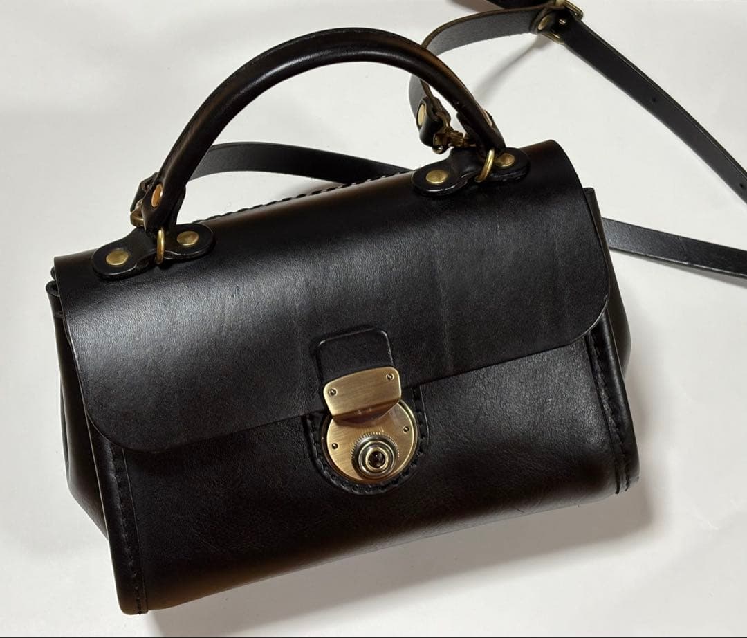 Herz ハンドバッグ　ショルダーバッグ　黒