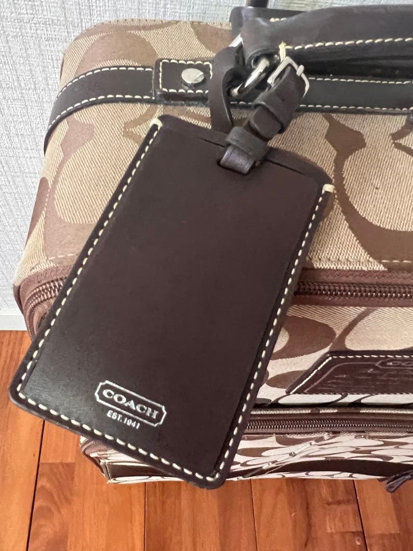 COACH 中型キャリーケース ロゴ　コーチ キャリーケース　スーツケース