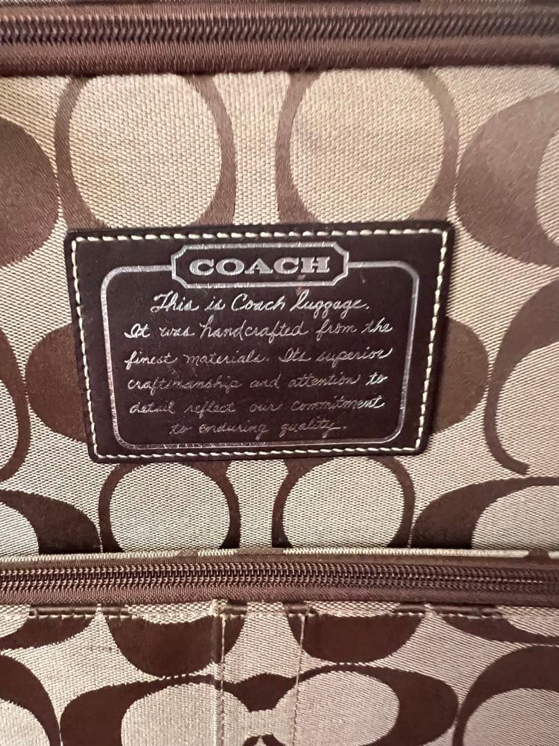 COACH 中型キャリーケース ロゴ　コーチ キャリーケース　スーツケース