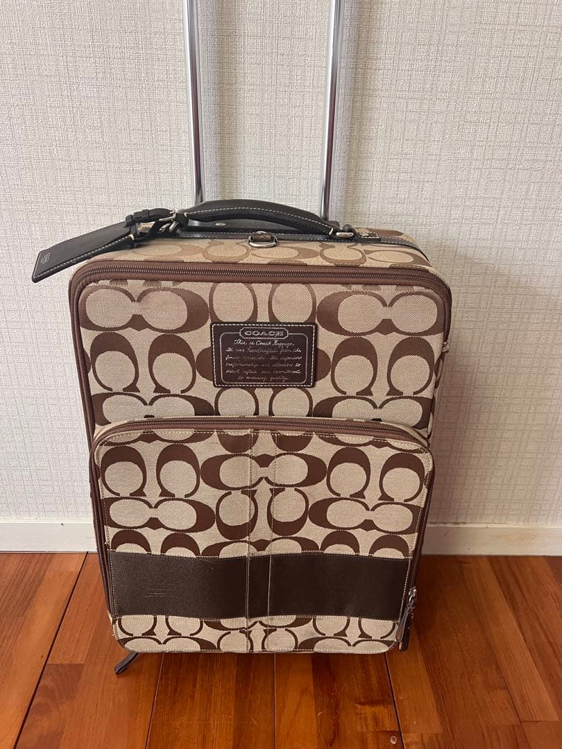 COACH 中型キャリーケース ロゴ　コーチ キャリーケース　スーツケース