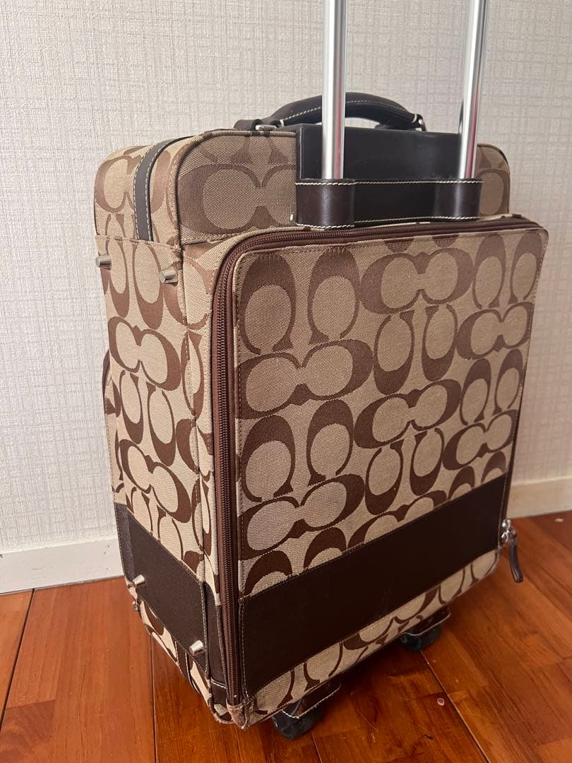 COACH 中型キャリーケース ロゴ　コーチ キャリーケース　スーツケース
