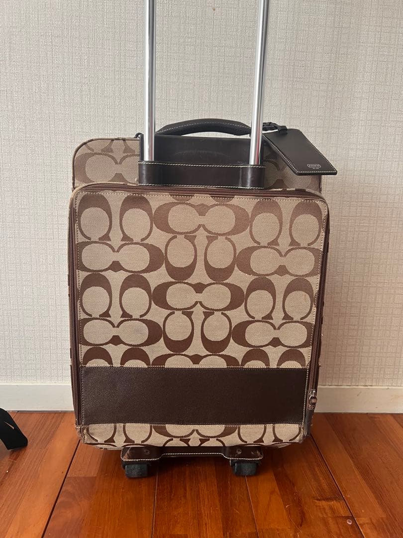 COACH 中型キャリーケース ロゴ　コーチ キャリーケース　スーツケース