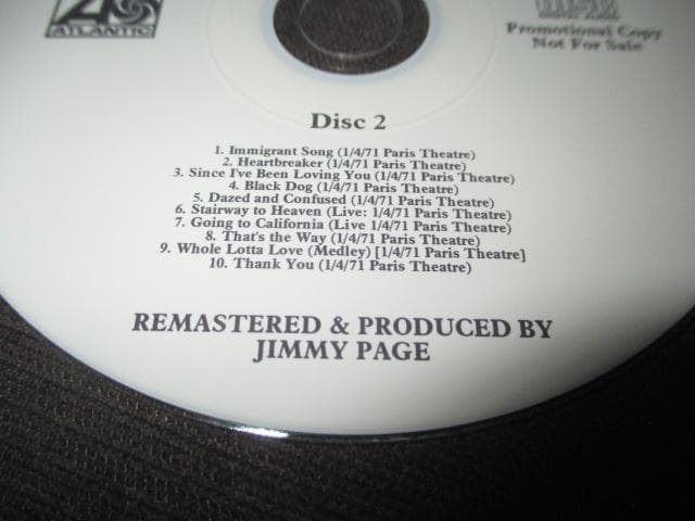 Led Zeppelin Deluxe Edition (RARE10タイトル)