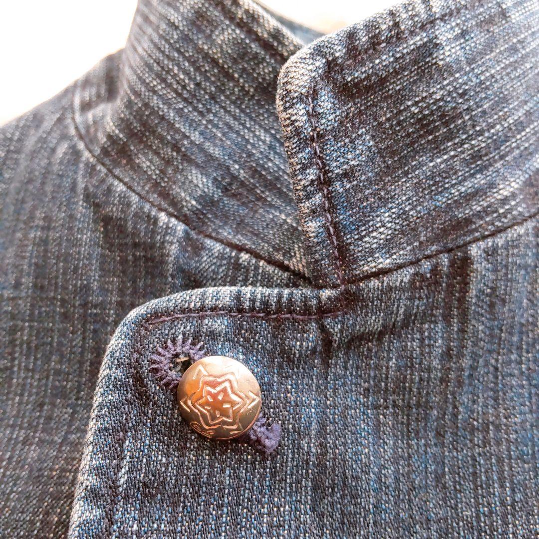 45R/45rpm　デニムジャケット　藍染　インディゴ コンチョボタン　サイズ4