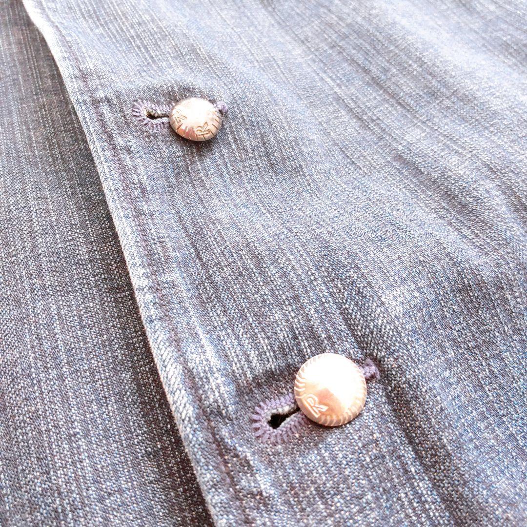 45R/45rpm　デニムジャケット　藍染　インディゴ コンチョボタン　サイズ4