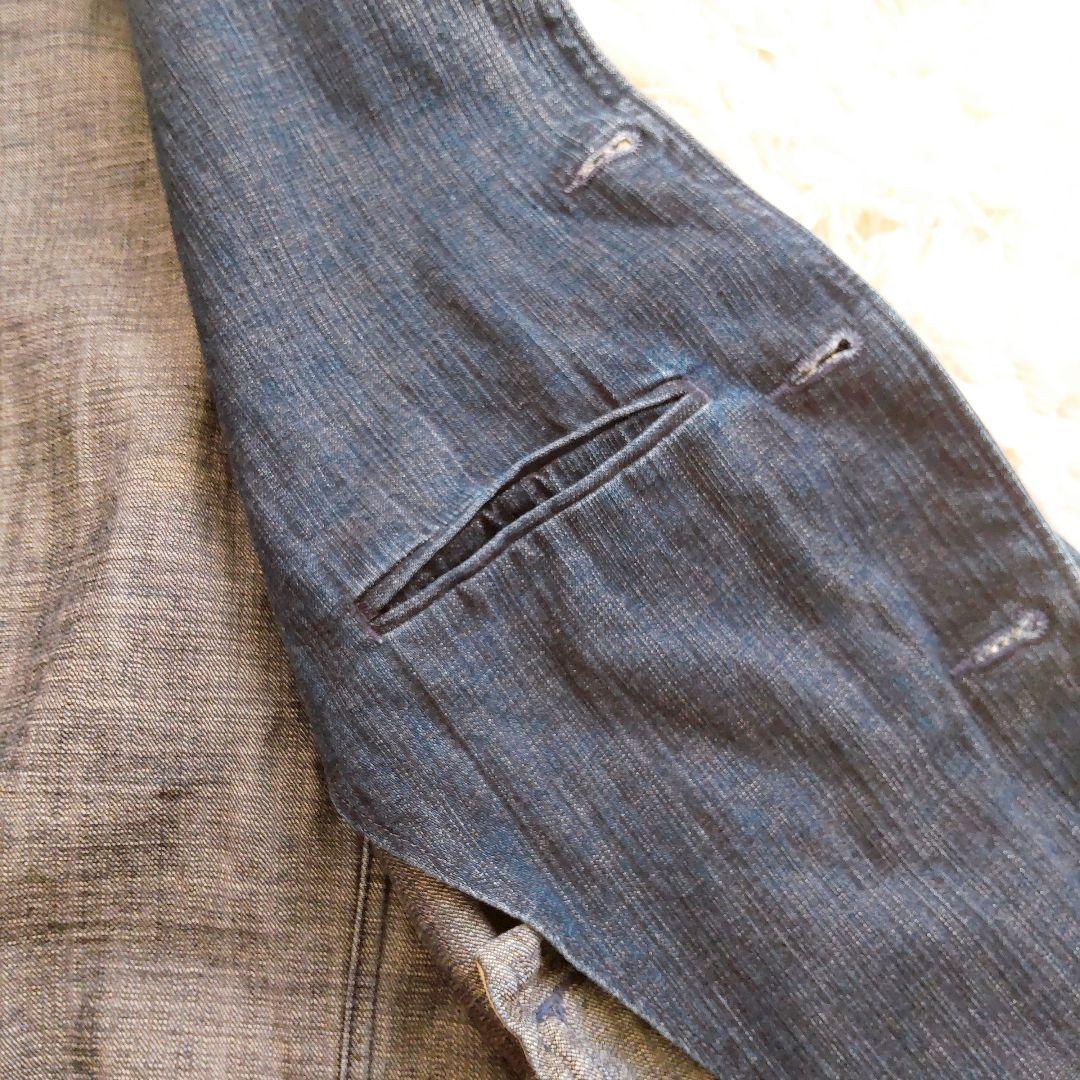 45R/45rpm　デニムジャケット　藍染　インディゴ コンチョボタン　サイズ4