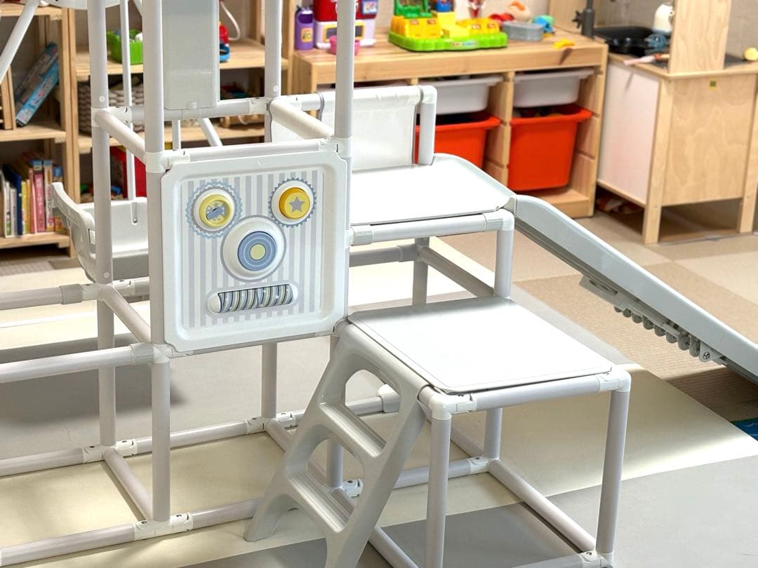 《運動と知育のマイファースト》 ロングスロープ キッズパーク ジャングルジム