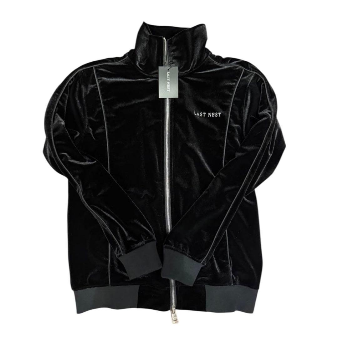 【Mサイズ✨】LAST NEST ベロア セットアップ 黒パイピング 新品