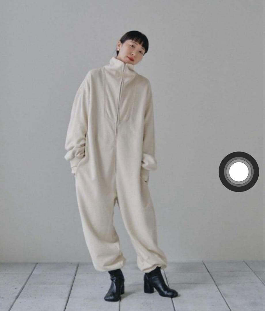 todayful スウェットジップコンビネゾン　38 トゥデイフル