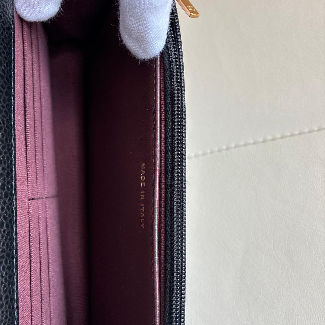 マンチェスター様美品⭐︎CHANELシャネル　チェーンウォレット　キャビアスキン