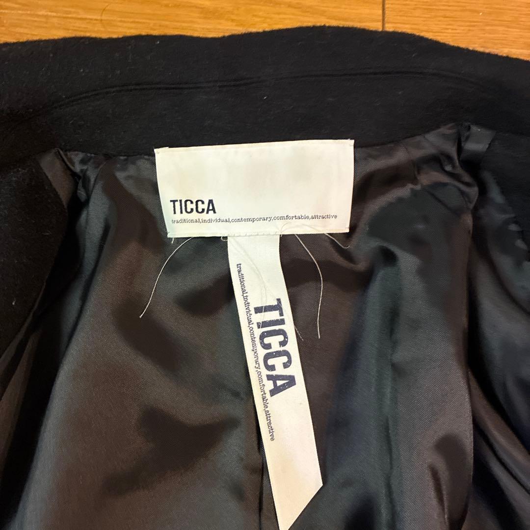 郁*様 TICCA ブラック ピーコート
