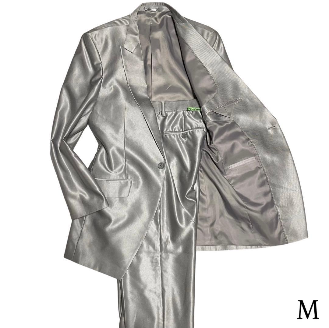 極希少【vintage】式典 菅田将暉 スーツ セットアップ 1B シルバー M