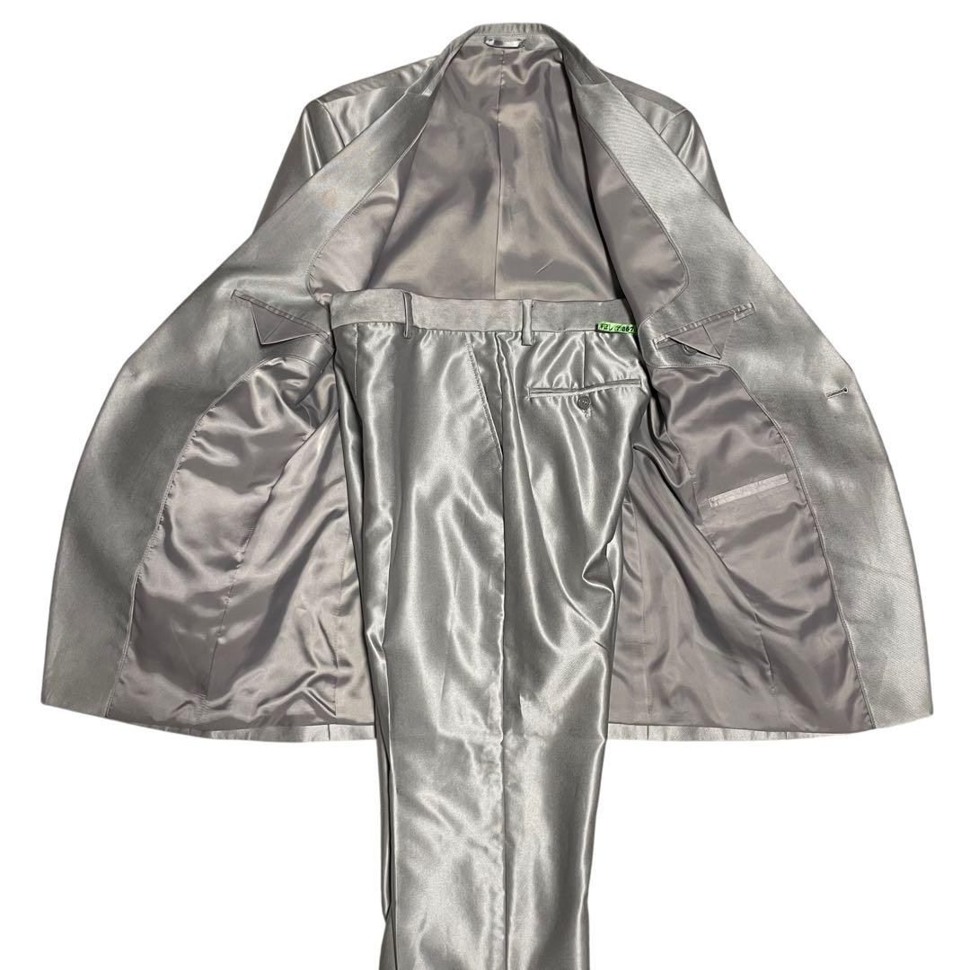 極希少【vintage】式典 菅田将暉 スーツ セットアップ 1B シルバー M