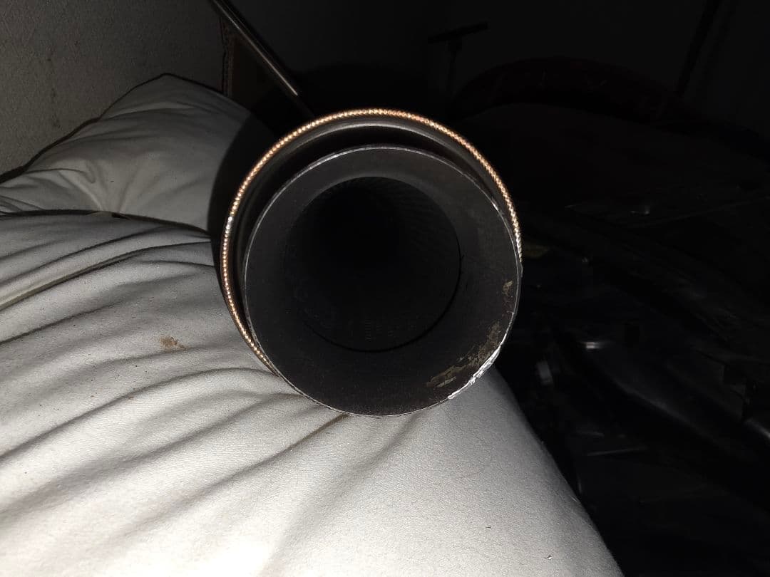 希少！ヘコミ曲がり無し！ek9 シビック 5次元 リアピース マフラー