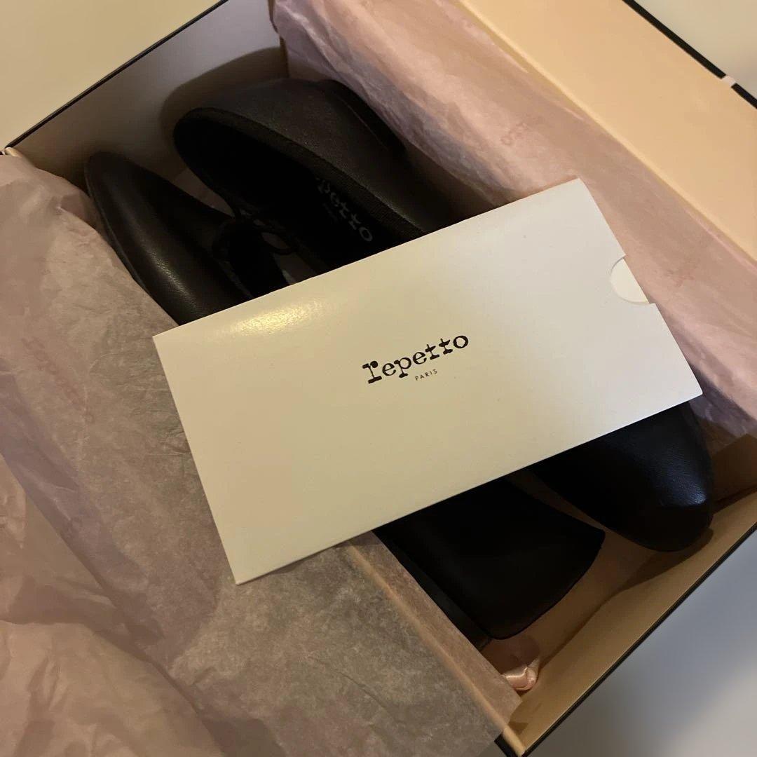 repetto ブラック バレエシューズ 40