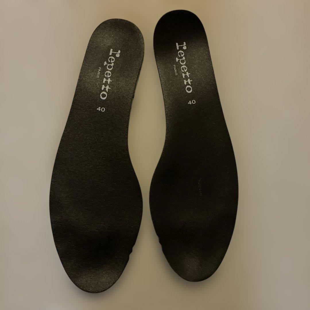 repetto ブラック バレエシューズ 40