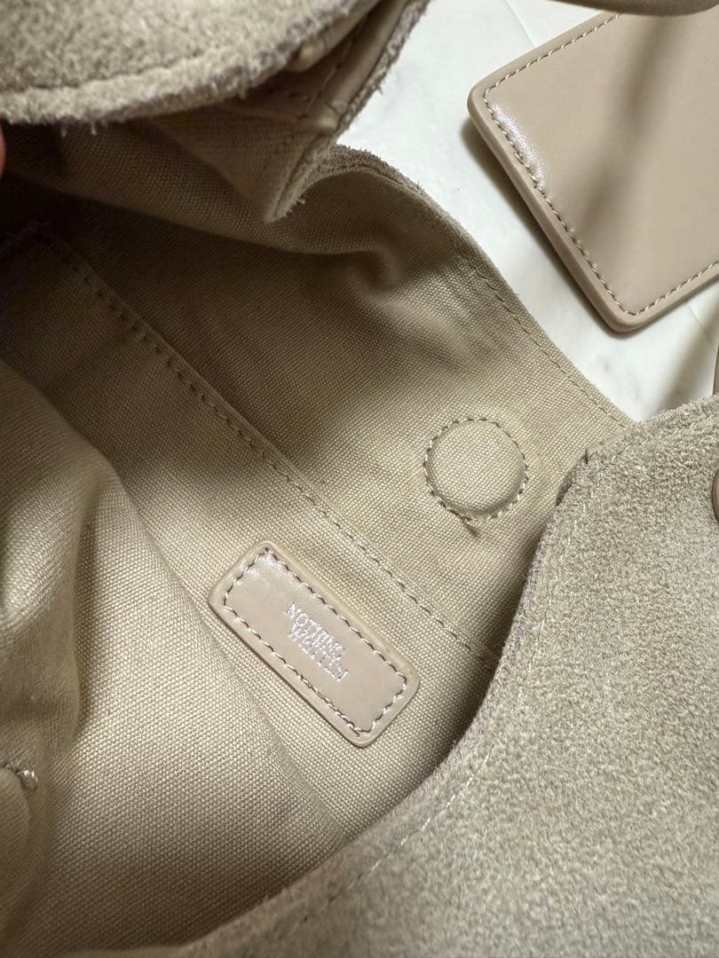 【極美品】Nothing written スエード トートバッグ ベージュ