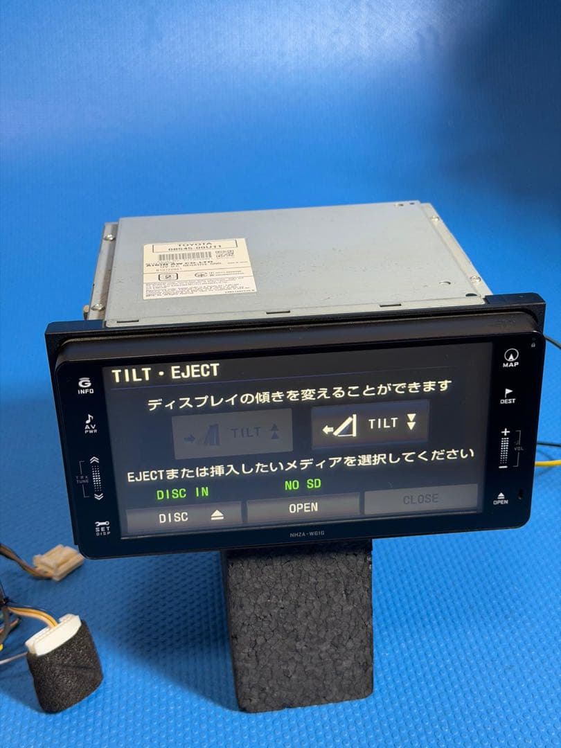 トヨタ純正 HDDナビ NHZA-W61G 2018年地図データ