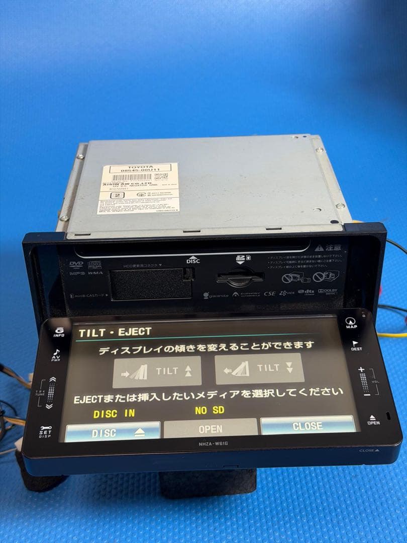 トヨタ純正 HDDナビ NHZA-W61G 2018年地図データ