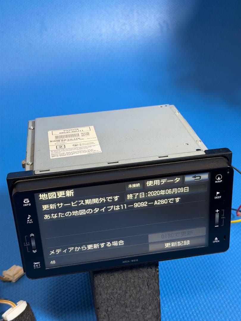 トヨタ純正 HDDナビ NHZA-W61G 2018年地図データ