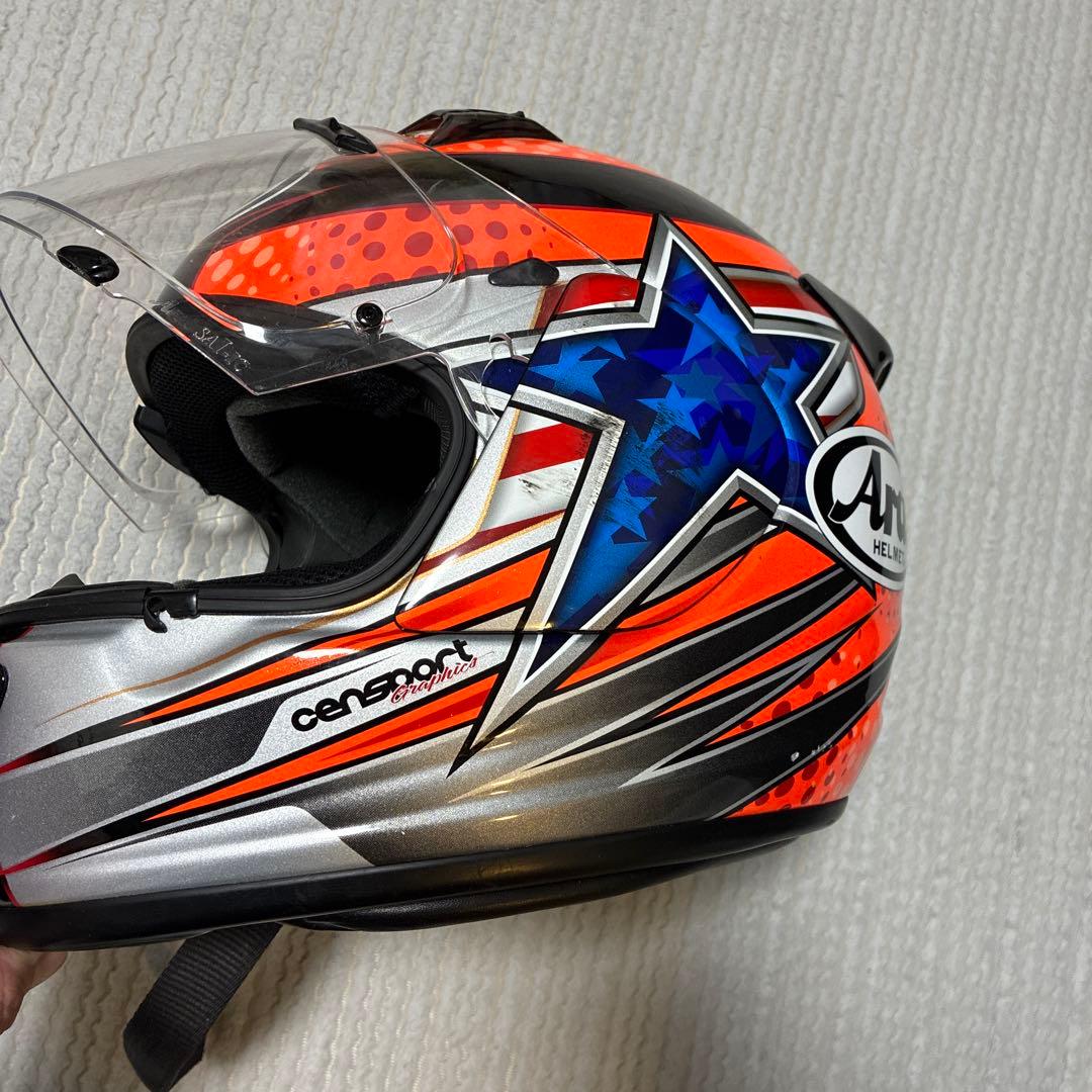 Arai QUANTUM-J オレンジ・ブラック