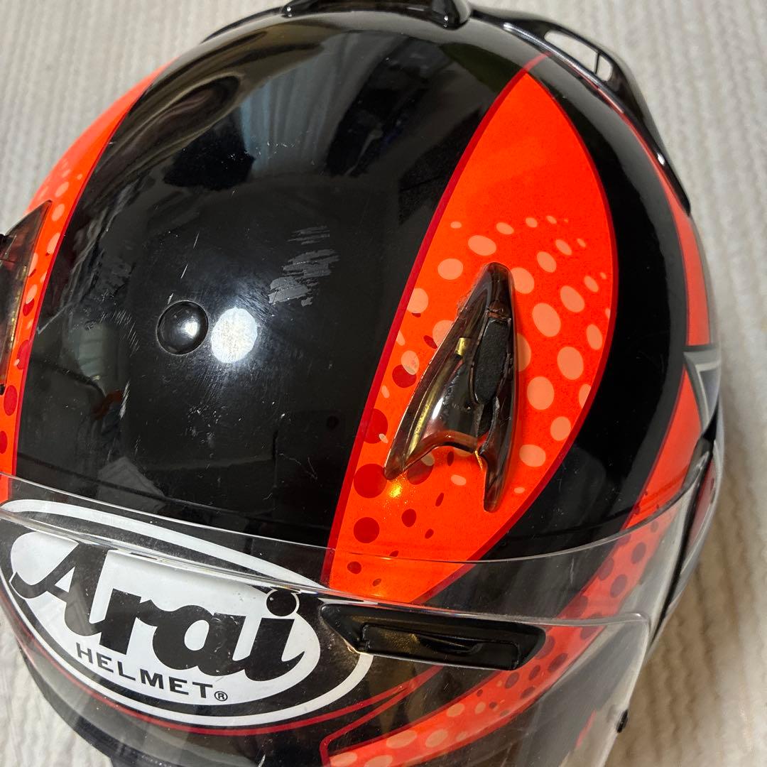 Arai QUANTUM-J オレンジ・ブラック