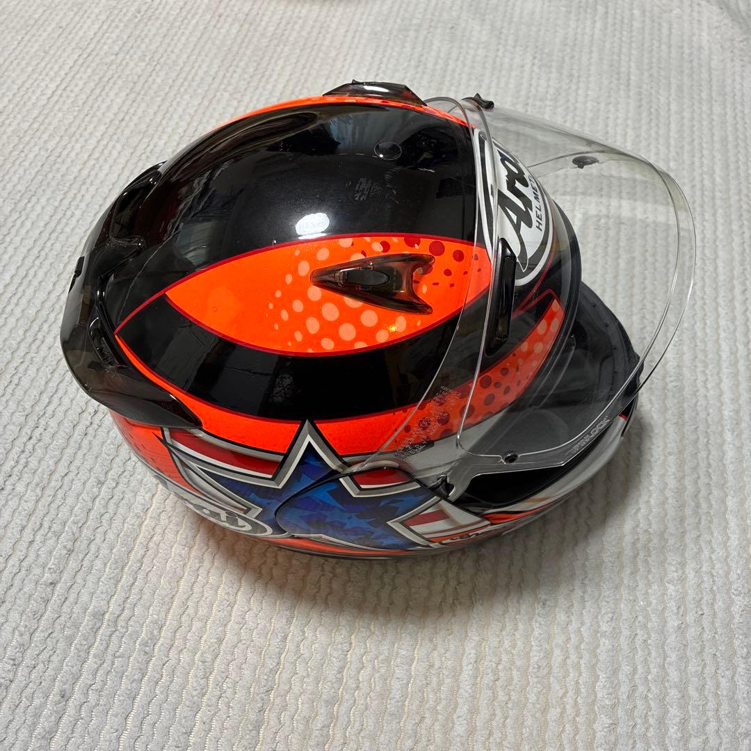 Arai QUANTUM-J オレンジ・ブラック