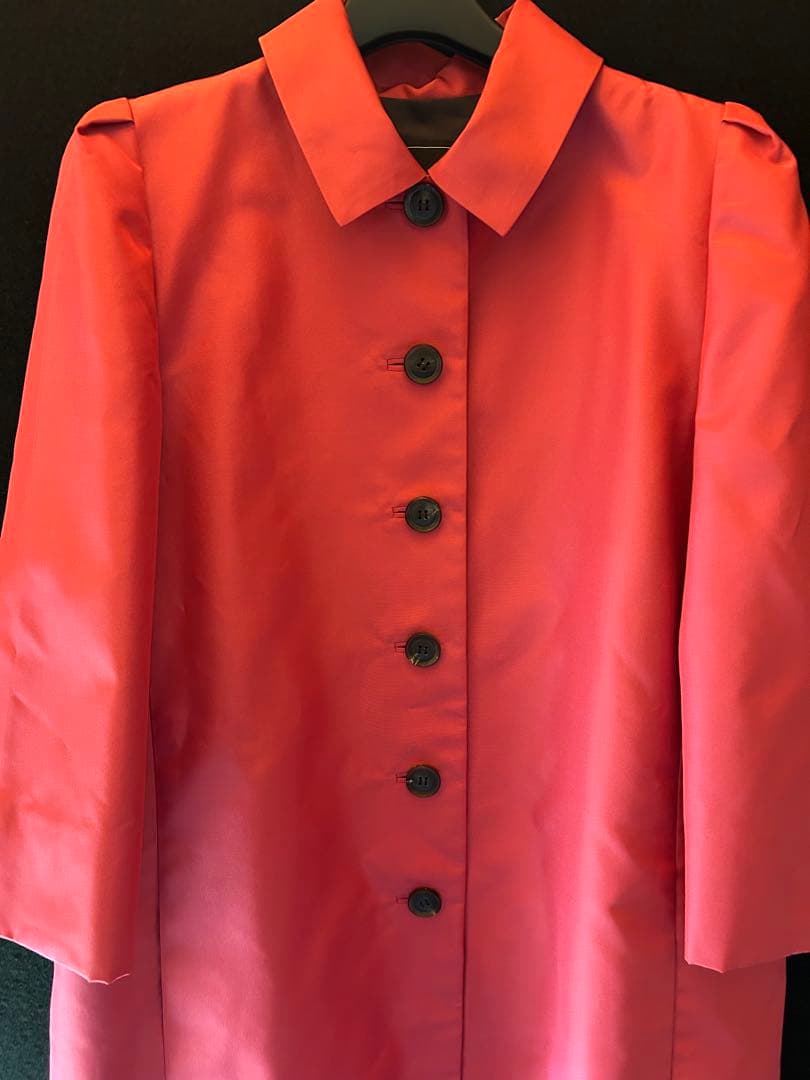 FOXEY 赤 トレンチコート