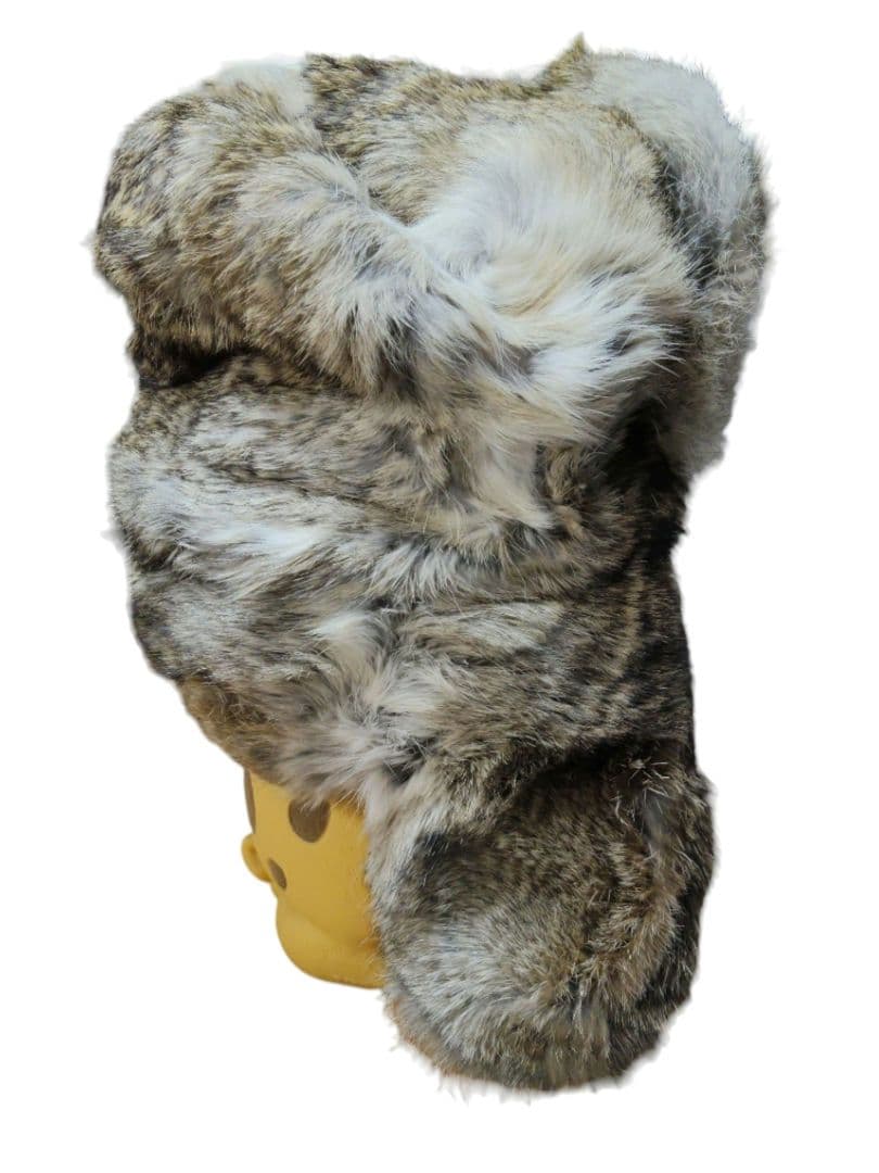 ミンク毛皮 帽子・ウシャンカ・ロシア帽 ヴィンテージボンバーキャップ